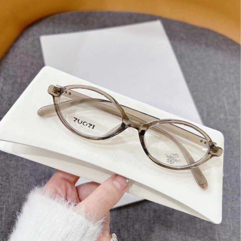 新款透明TR90张元英miumiu同款猫眼镜框批发素颜显瘦平光镜女