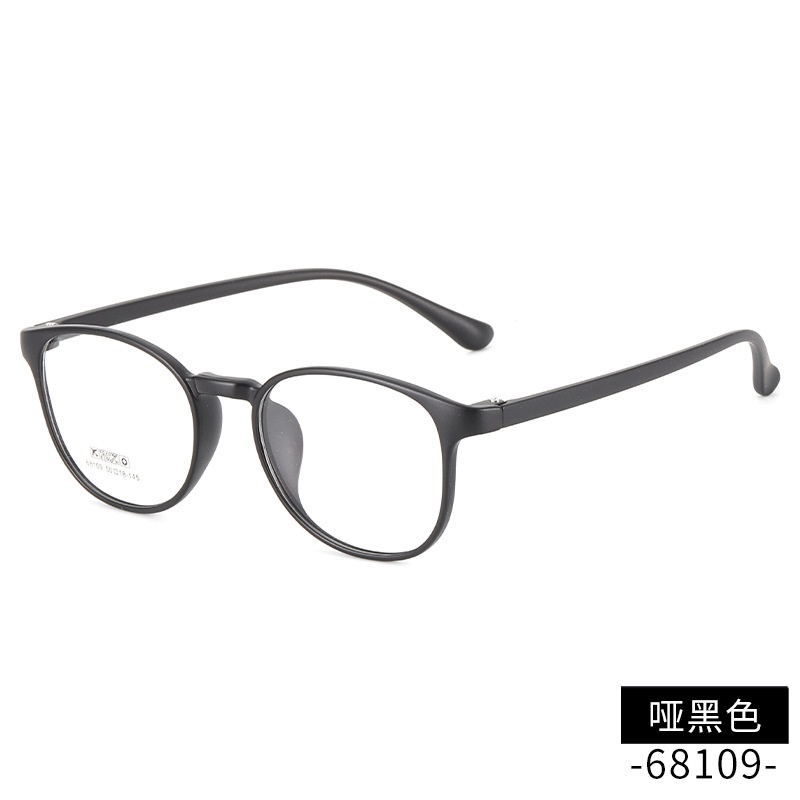 丹阳tr90眼镜圆框批发68109男女款中号全框架超轻眼镜架 TR工厂