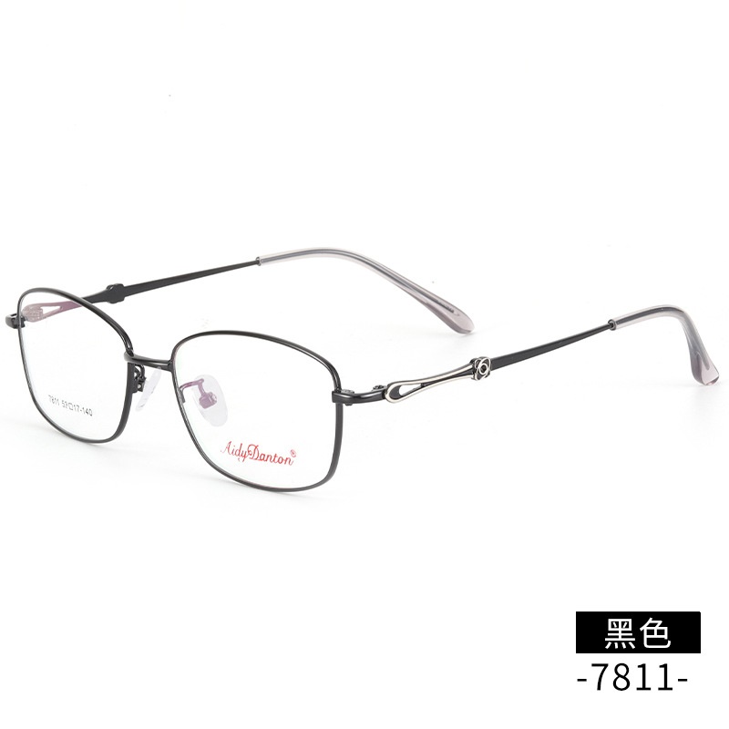 金属眼镜架全框近视镜7811中年女士渐进片商务眼镜框丹阳厂家批发
