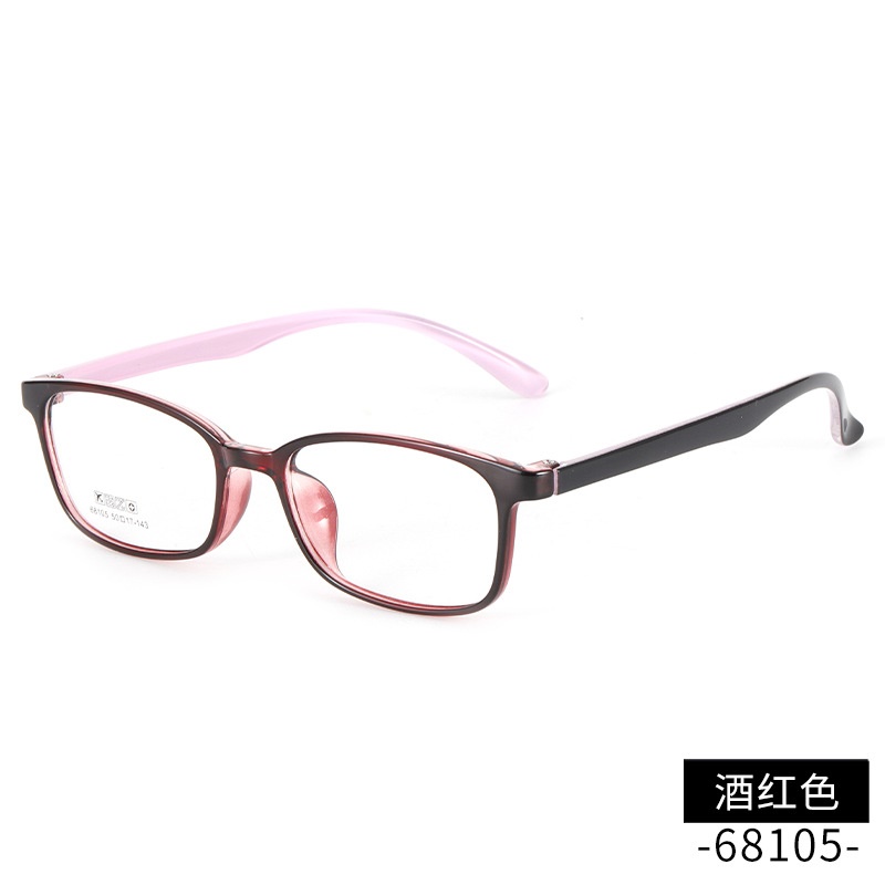 新款高级感TR近视眼镜框批发68105小框超轻男女款tr90眼镜框架