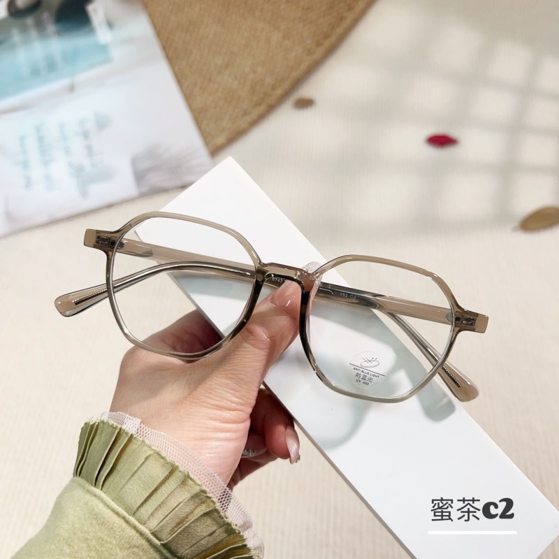 友顺学生潮款平光镜8742电脑护目镜多边形复古近视眼镜 tr90