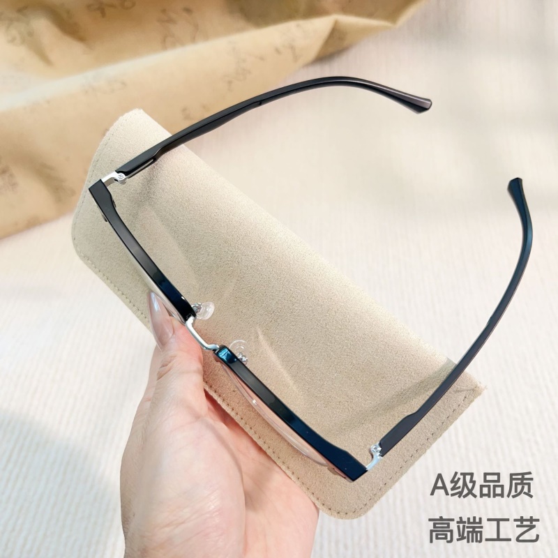 新款无磁钛眉毛眼镜架高级感素颜镜框16035小红书复古眼镜批发