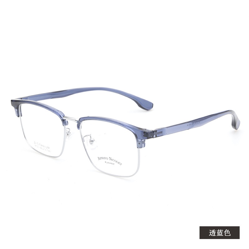 男士大号眉毛眼镜框架 小红书同款8723TR90眉线黑框复古架配眼镜