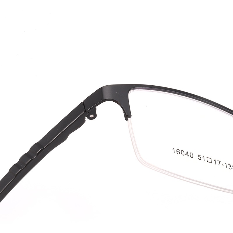 【友顺】钢板眼镜小号半框架方形光学镜架16040TR腿眼镜框 丹阳
