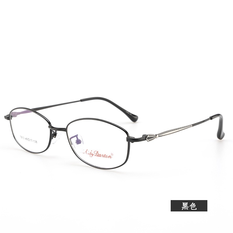 时尚新款可配高度近视眼镜7813厂家批发全框商务小号女士金属镜架