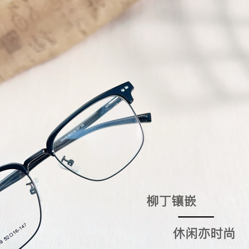 新款时尚眉毛眼睛架近视眉线框16049斯文柳丁半框tr90眉毛眼镜框
