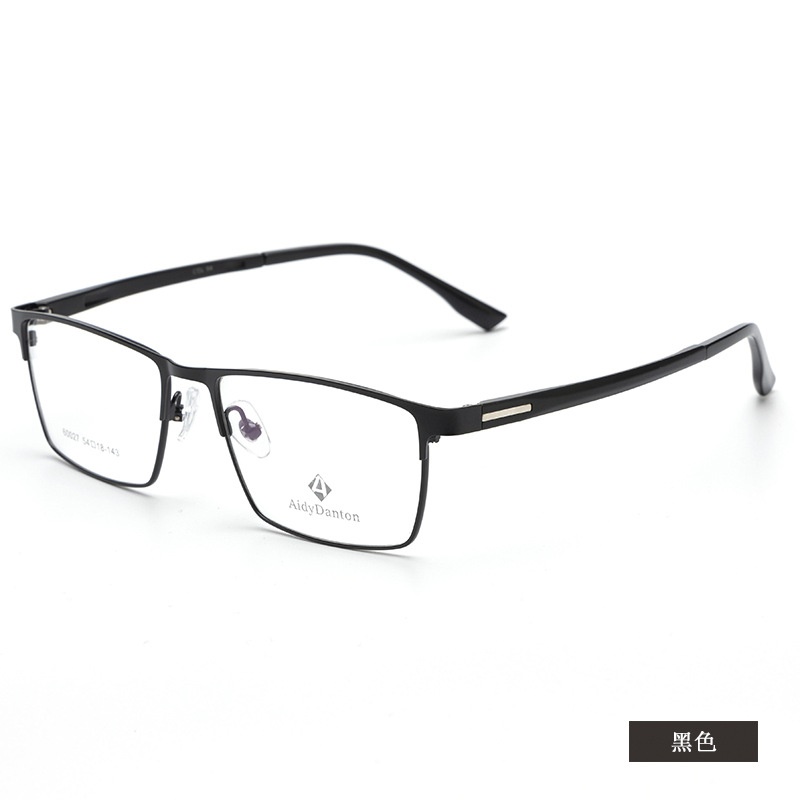 新款高启强同款眼镜框批发60027丹阳商务男款眉线全框镜架塑钢腿