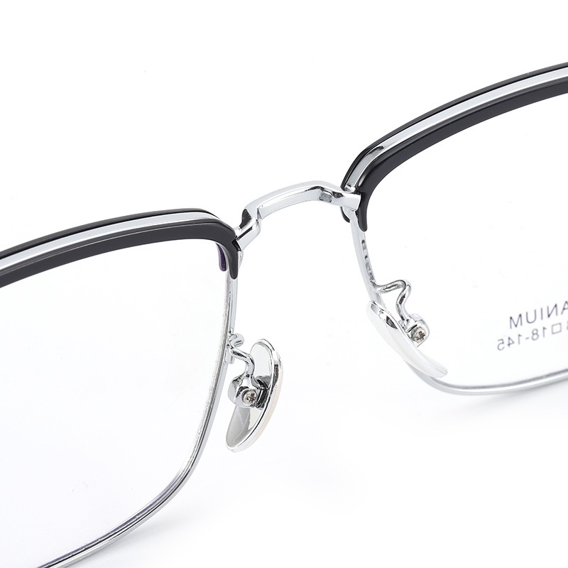 无磁钛眉毛眼镜架批发 68812时尚眉线框小红书潮男复古平光眼镜