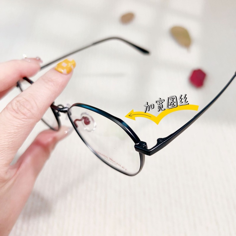 素颜超轻眼镜框男9532加宽小框高度近视眼镜框女多边形钛架镜框