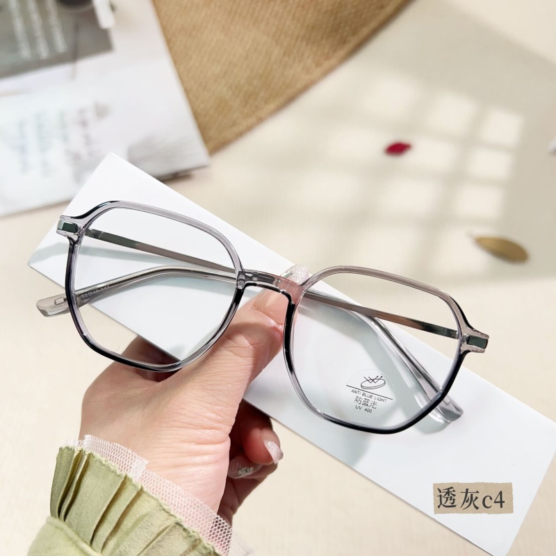 新款TR90网红男女防蓝光玳瑁镜框清新显瘦平光镜可配度数素颜眼镜