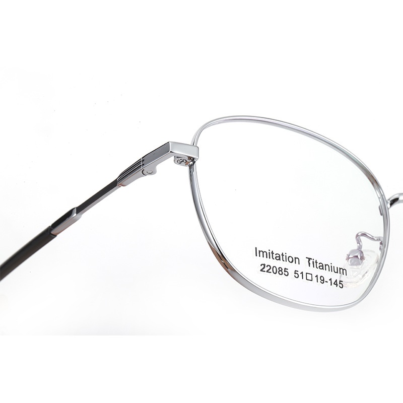 开球潮范复古眼镜框女 小红书同款镜架批发22085双色平光镜框男