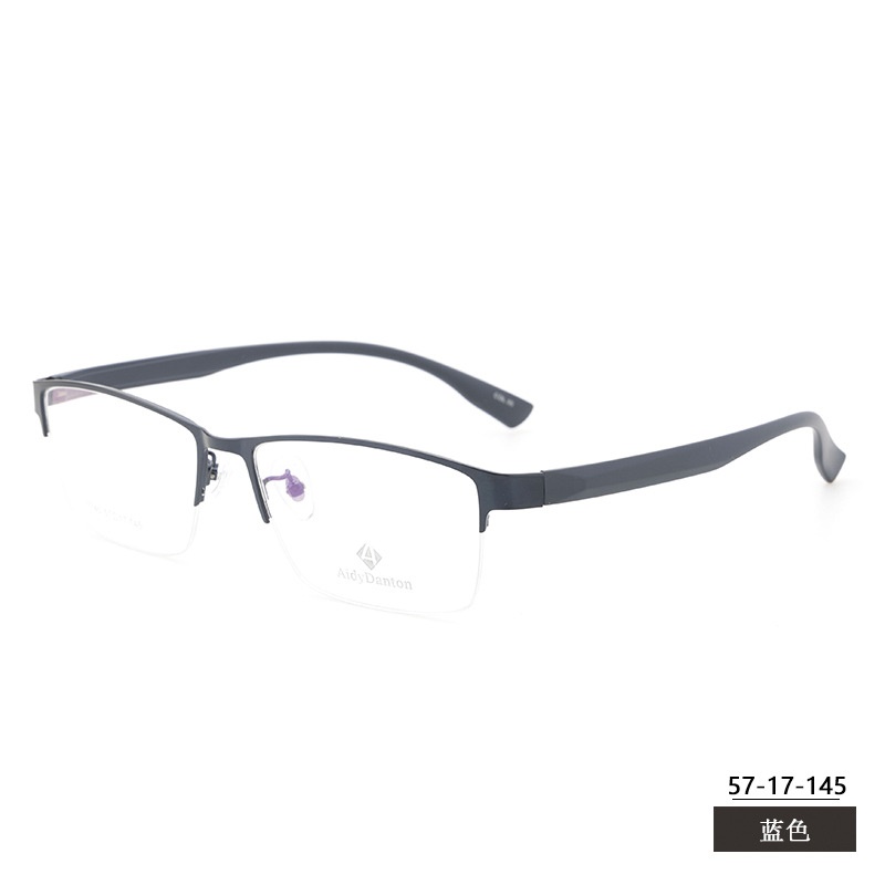 钢板大框眼镜架跨境批发7745男士金属休闲半框架 光学眼镜架丹阳