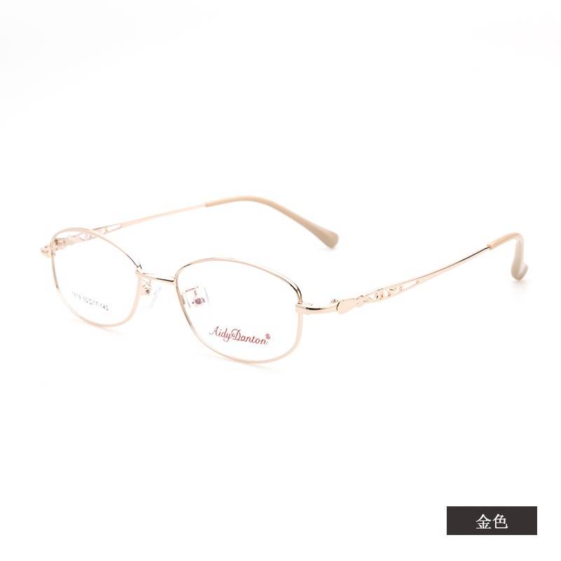 金属眼镜架全框近视镜7819优雅女士渐进片商务眼镜框丹阳工厂批发