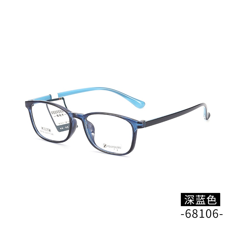 工厂直营tr眼镜框批发68106男女款中小号全框架超轻眼镜架 TR90