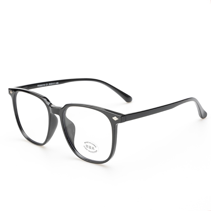 透明平光镜小红书同款30219电脑护目镜复古男学生tr90大框眼镜女