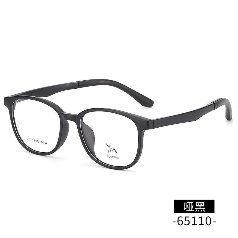 丹阳金属铰链tr90批发65110男女同款中号圆形近视镜架TR眼镜框