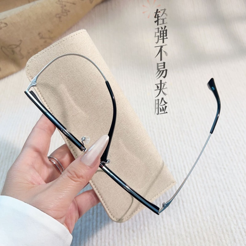 新款时尚眉毛眼睛架素颜眉线框16052斯文痞帅丹阳眼镜工厂批发
