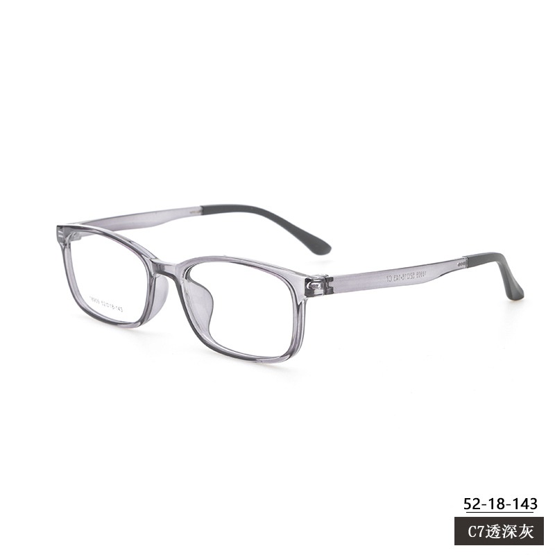 丹阳厂家批发近视眼镜tr90全框架18909学生眼镜 男女带脚套TR镜架