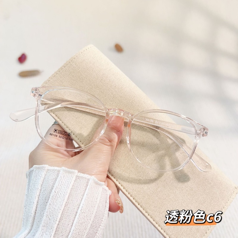 丹阳tr90眼镜圆框批发68109男女款中号全框架超轻眼镜架 TR工厂