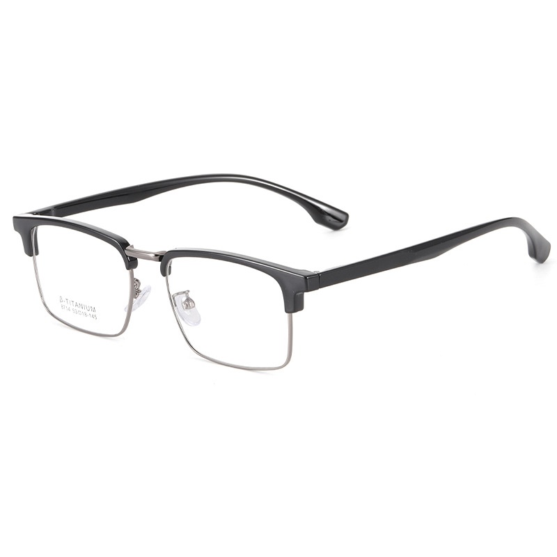 男女眉毛眼镜框架 时尚小红书同款8714TR90眉线潮款黑框复古眼镜