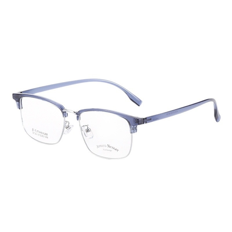 男女眉毛眼镜框架 时尚小红书同款8736TR90眉线潮款黑框复古眼镜