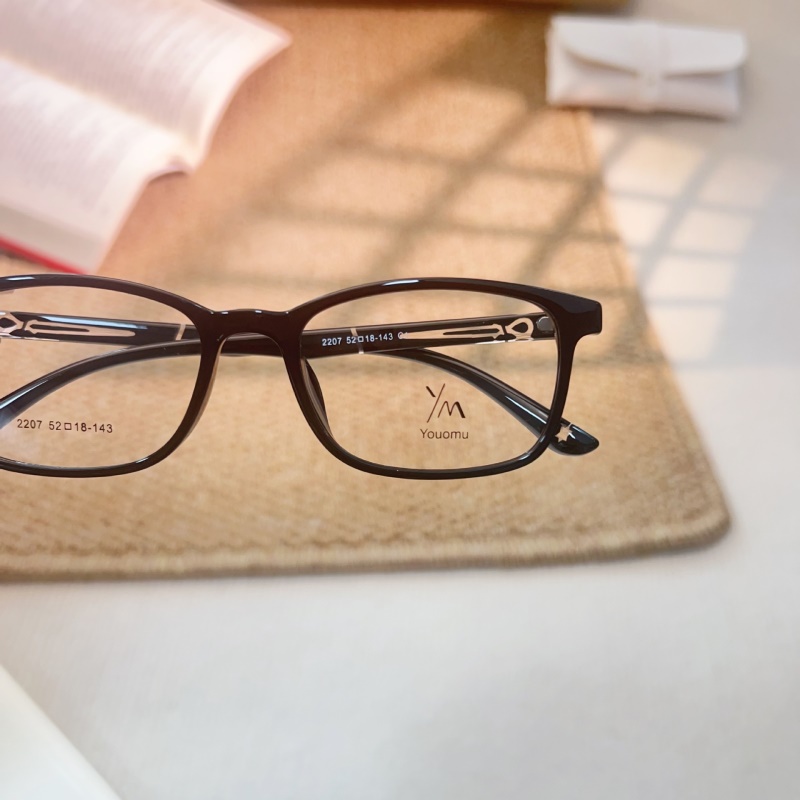 时尚新款透明水晶tr腿眼镜批发2207近视眼镜框青少年TR90眼镜架