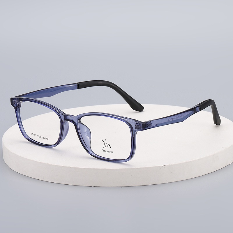 跨境近视眼镜tr90批发65107男款中号全框架眼镜女素颜TR眼镜架
