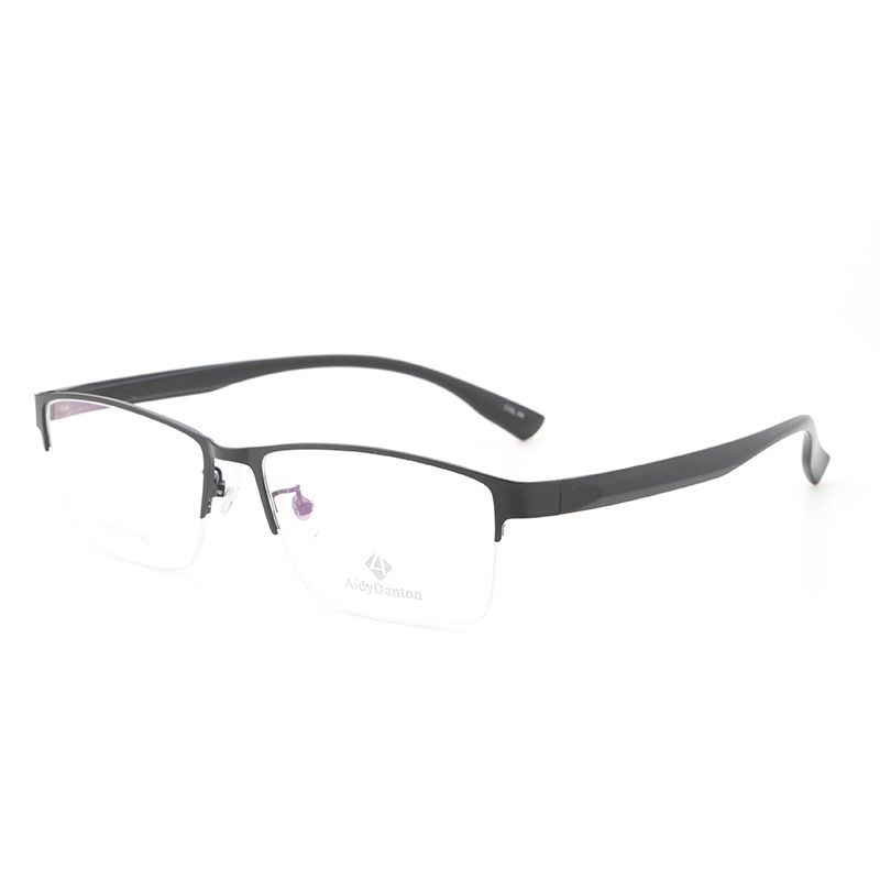 钢板大框眼镜架跨境批发7745男士金属休闲半框架 光学眼镜架丹阳