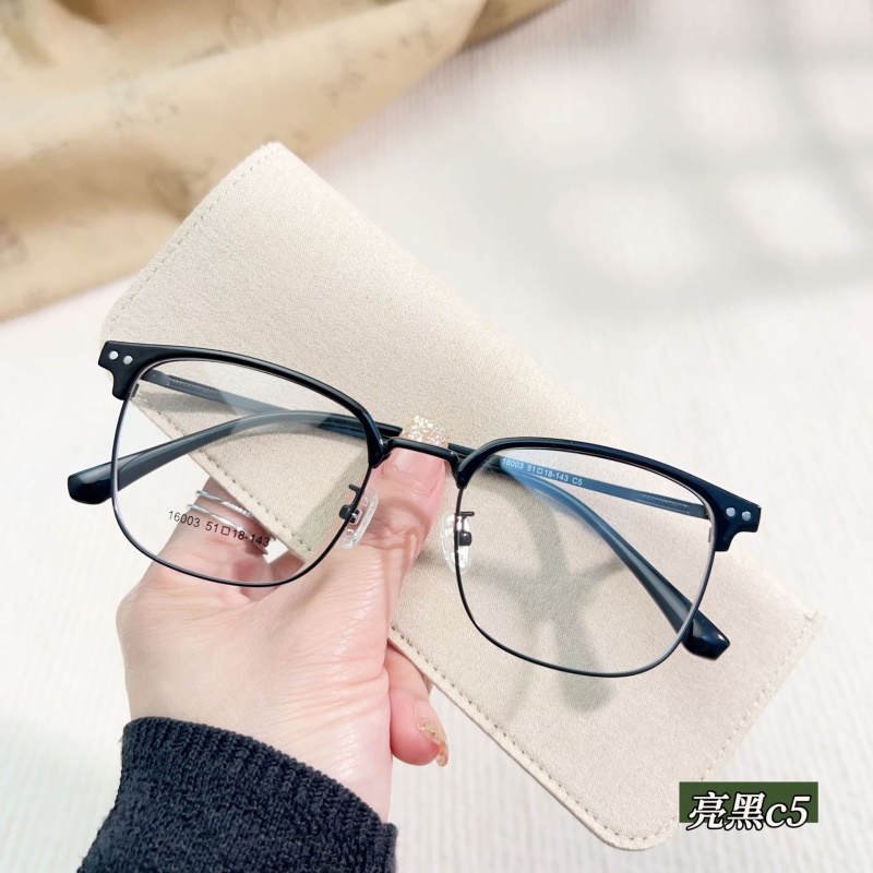 新款时尚眉毛眼睛架素颜眉线框16003斯文柳丁丹阳眼镜工厂批发