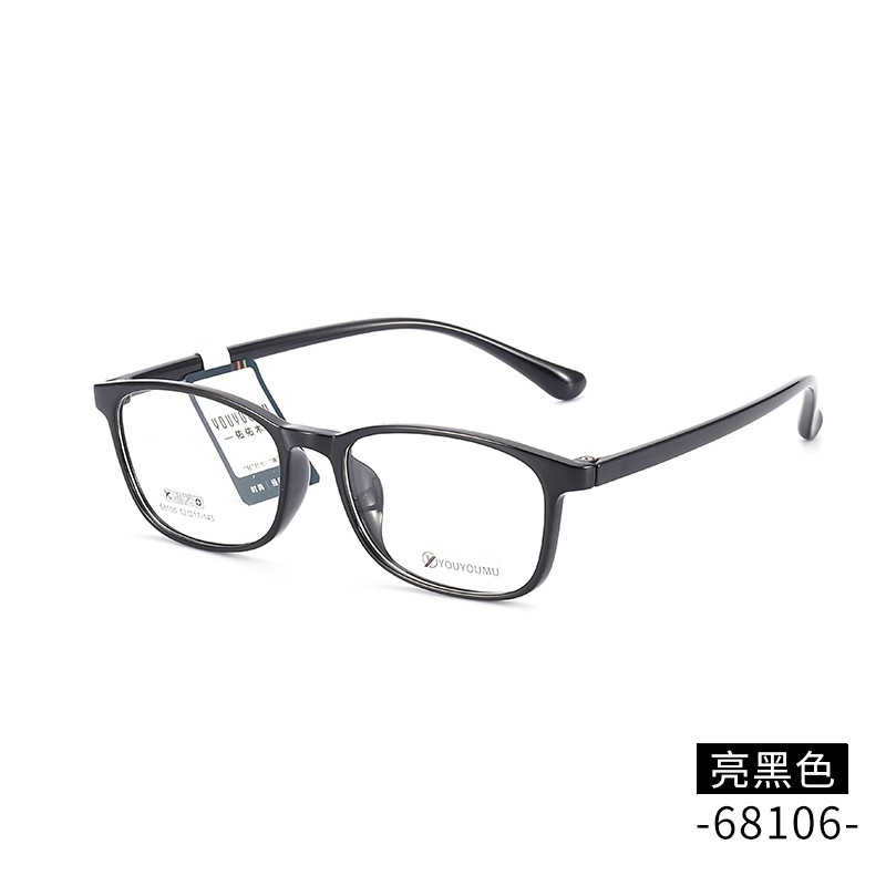 工厂直营tr眼镜框批发68106男女款中小号全框架超轻眼镜架 TR90