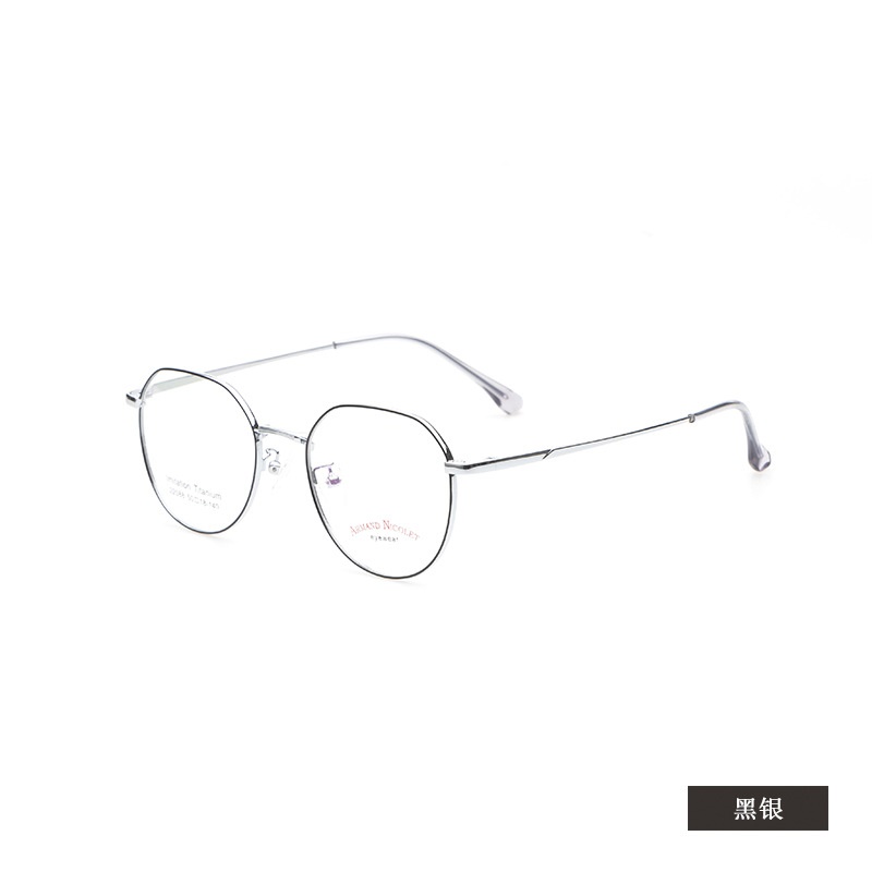 开球复古眼镜架22088宽边丝平光镜高端电镀时尚男女士镜框批发