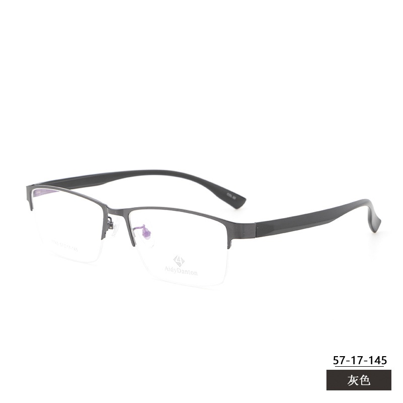 钢板大框眼镜架跨境批发7745男士金属休闲半框架 光学眼镜架丹阳