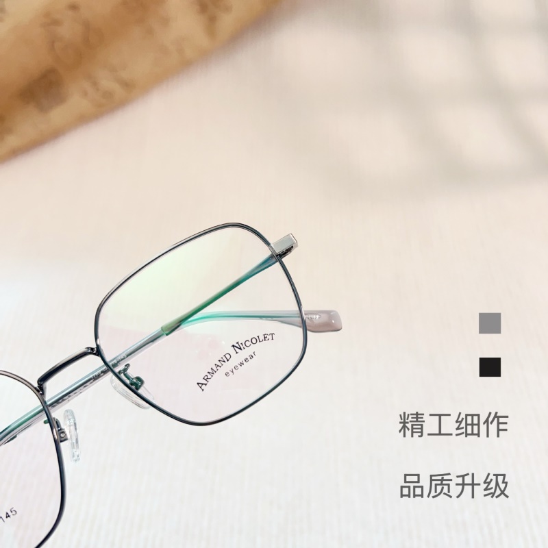 友顺新款近视眼镜1769小红书潮全框眼镜架女复古多边形眼镜男款