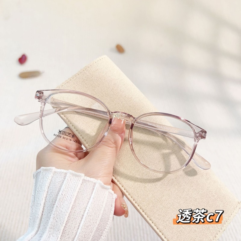 丹阳tr90眼镜圆框批发68109男女款中号全框架超轻眼镜架 TR工厂