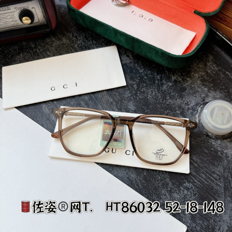 克罗芯平光镜网红同款86032小红书防蓝光复古非主流 tr90眼镜