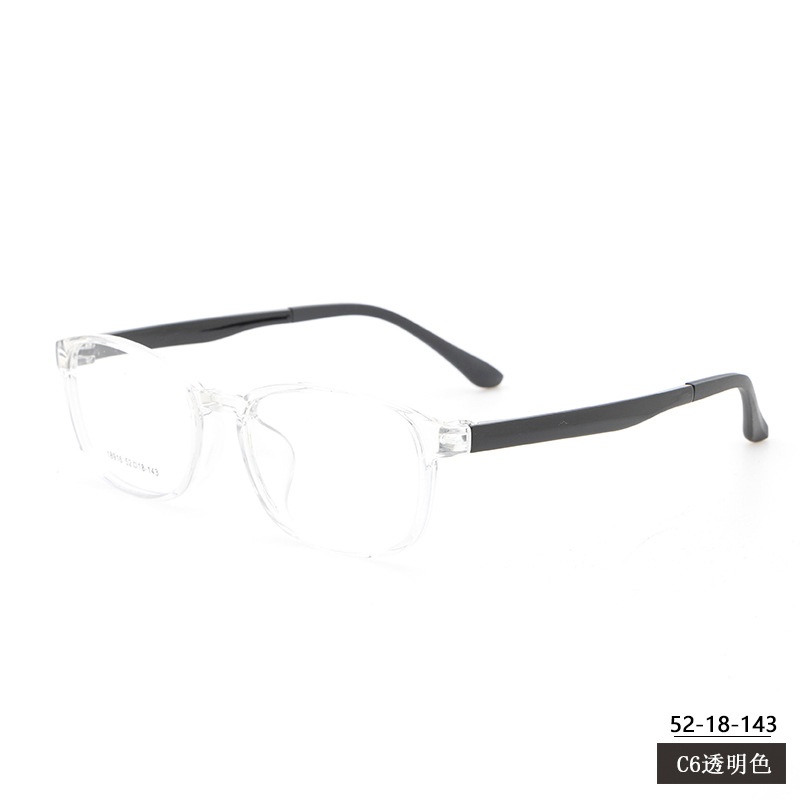 丹阳近视眼镜TR90批发18916男款中小号全框架眼镜 女超轻tr眼镜架