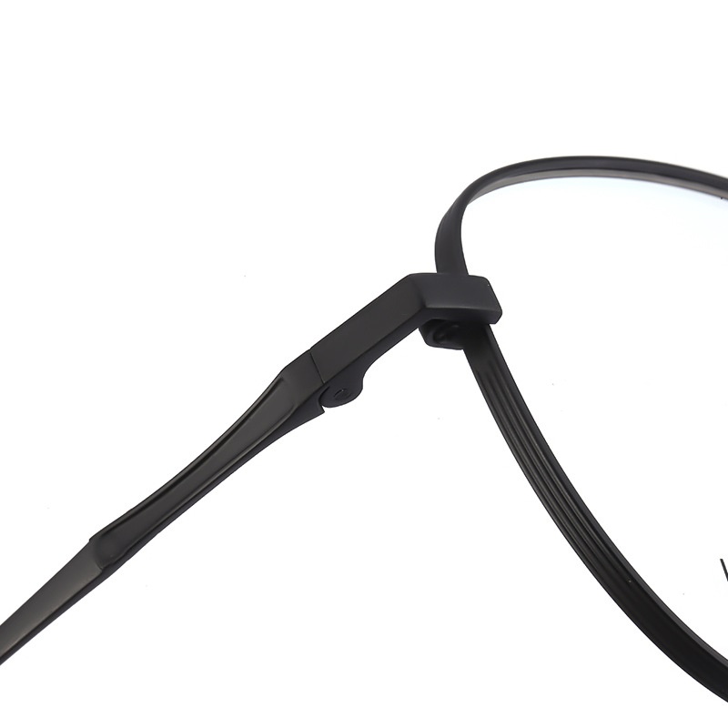 金属复古眼镜架超轻混批22082抖音同款平光镜 时尚开球男女士镜框