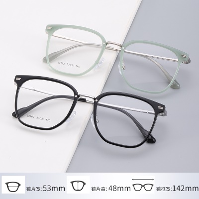 痞帅斯文男眉毛眼镜架 23162板材眉线框潮女款网红爆款平光眼镜