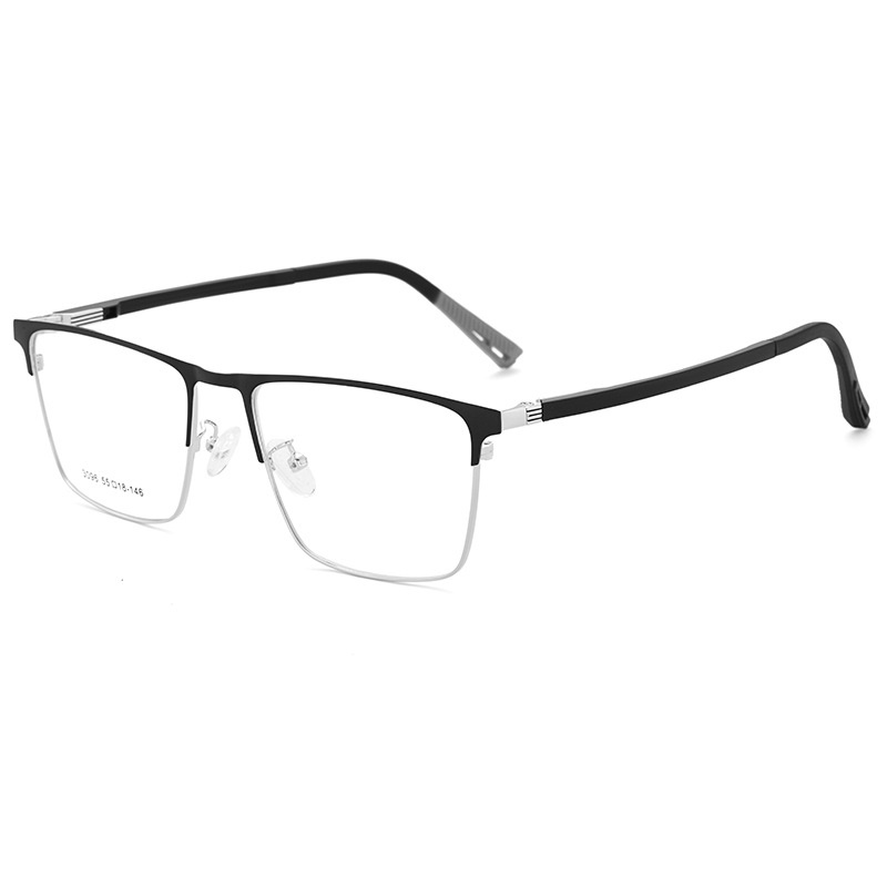 款商务男士金属眼镜框 眉毛架全框镜架可配近视散光