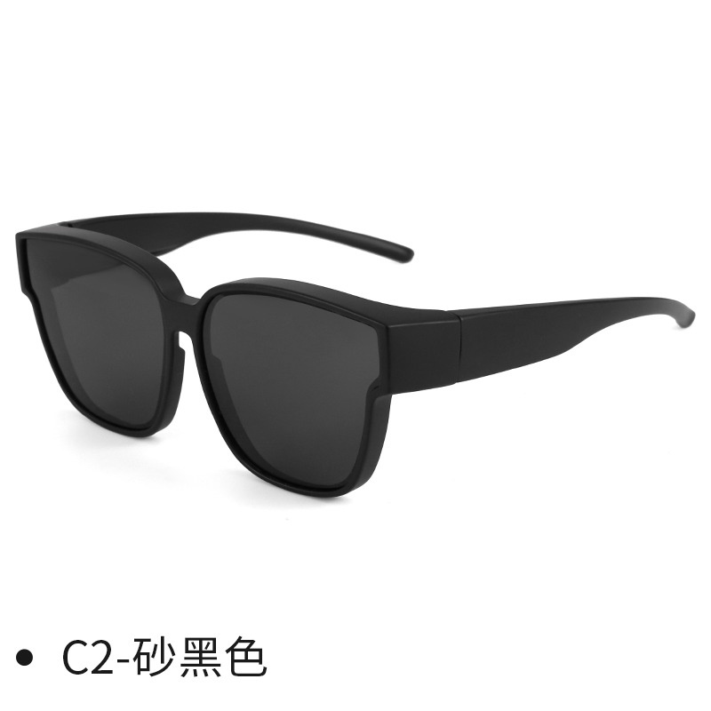 新款高级感偏光墨镜近视套镜TR90镜框夏季防晒防紫外线太阳镜