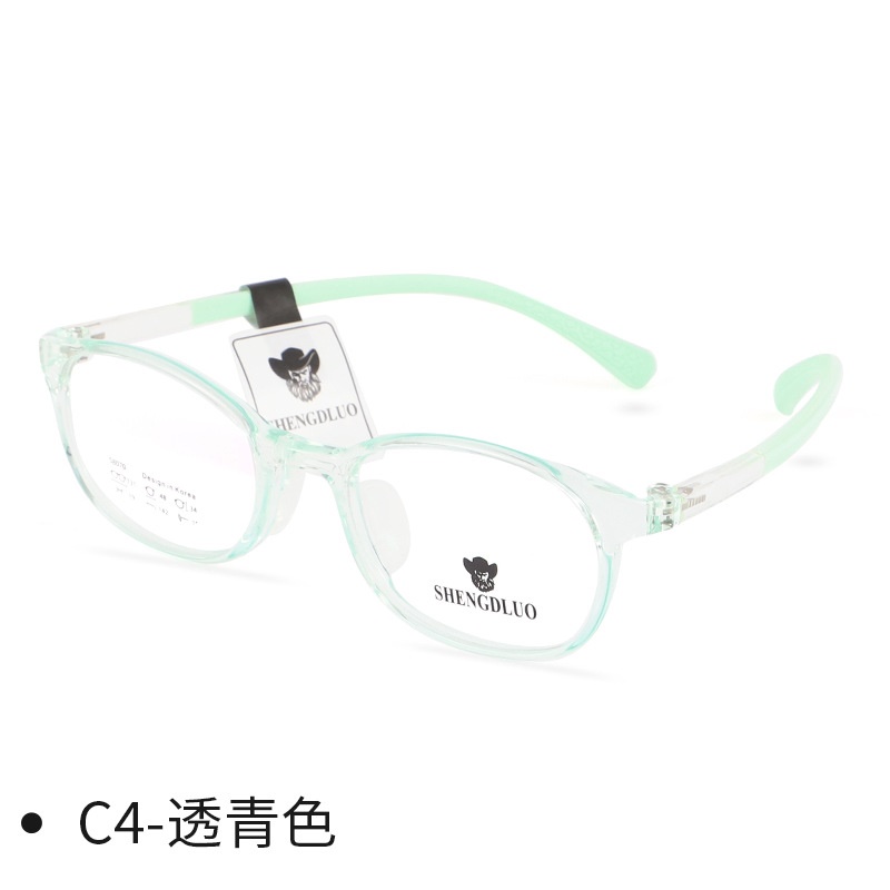 儿童超轻近视眼镜新品时尚方形镜框tr90青少年