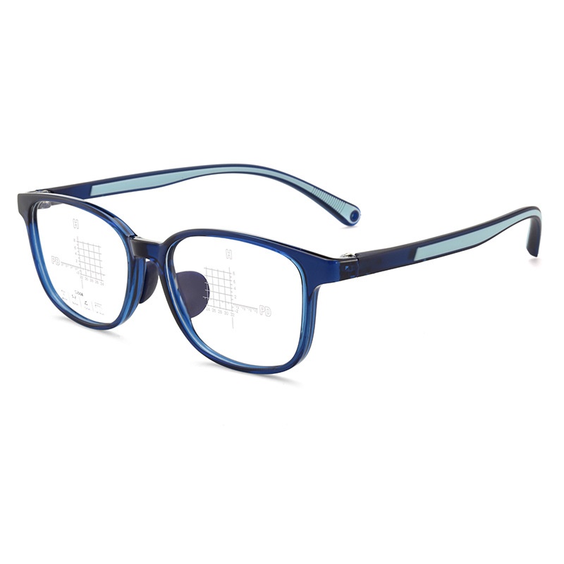 防滑儿童眼镜框双色亲肤镜架弹性硅胶眼镜