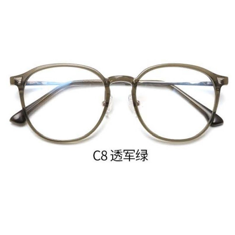 近视眼镜透明冷茶镜架素颜眼镜框