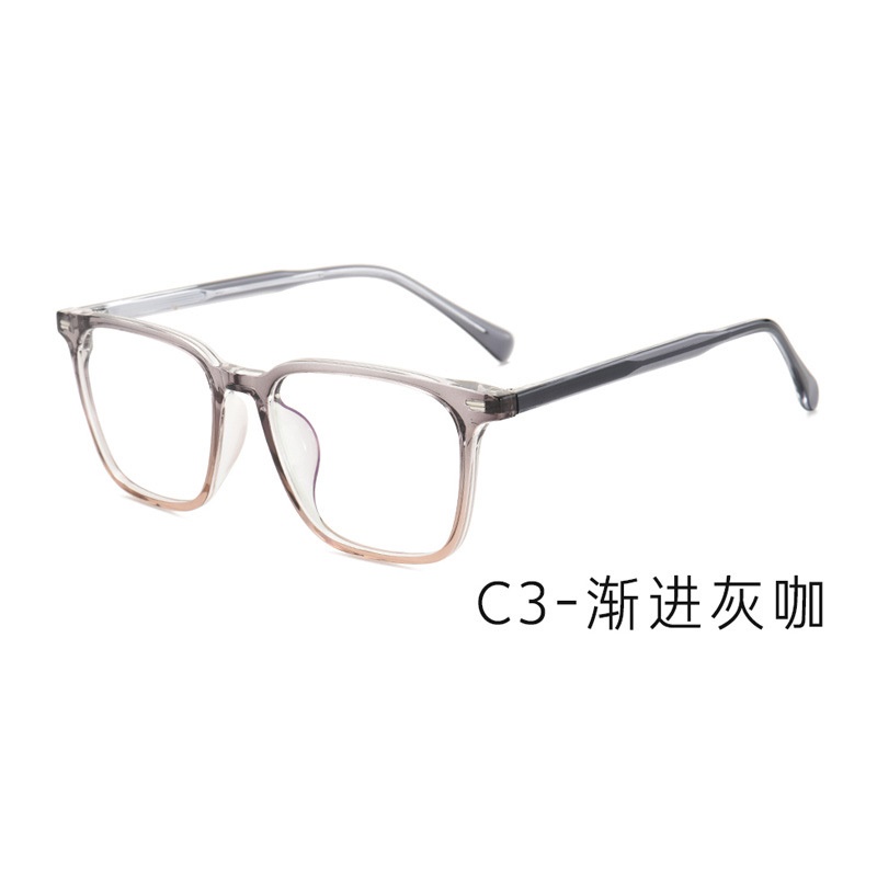 韩系素颜大码方框眼镜近视女超轻TR高级感网红眼镜框