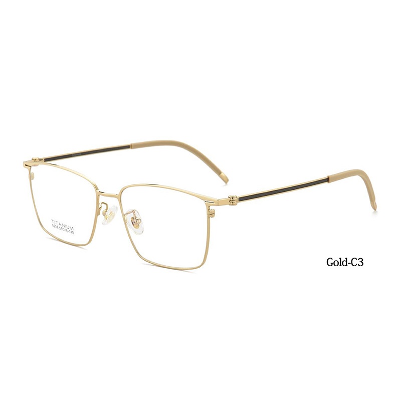 半框近视可配度数防蓝光男超轻半钛眼镜框