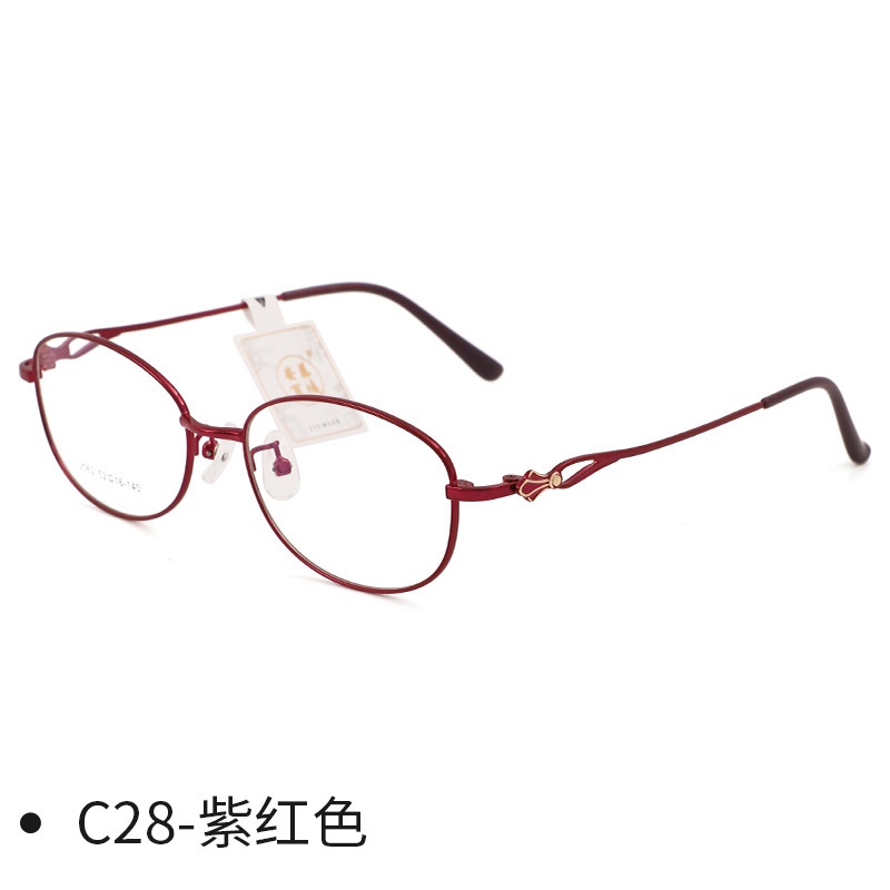 轻奢风女款设计师同款复古时尚圆脸可配度数眼镜架
