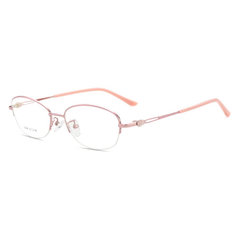 新款超轻商务女士近视眼镜 优雅舒适眼镜框椭圆素颜