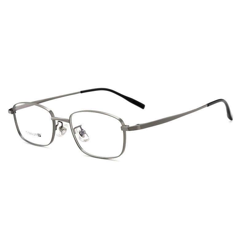 新款纯钛眼镜架 超轻眼镜近视有度数椭圆小脸配高度数黑框眼镜
