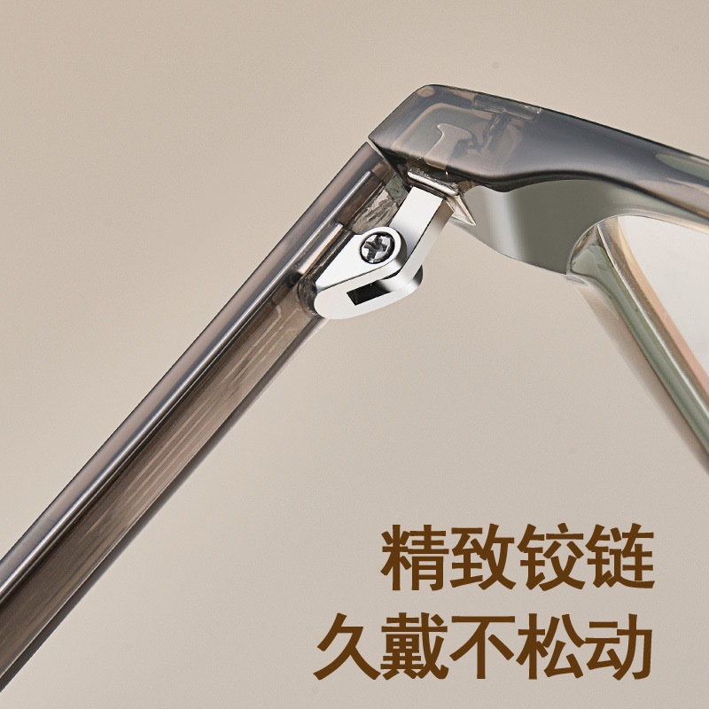 韩系素颜大码方框眼镜近视女超轻TR高级感网红眼镜框