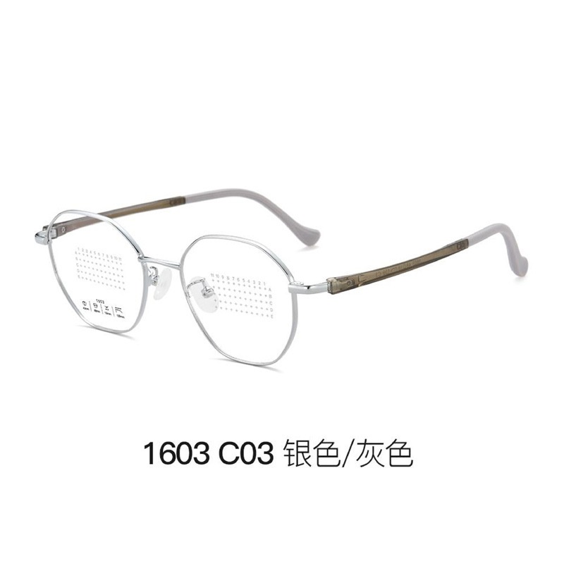 超轻金属眼镜框复古圆框 学生防蓝光眼镜